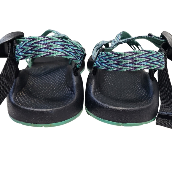 Chaco ZX/2 Classic Sandals Dagger Chevron Teal - Picture 5 of 6
